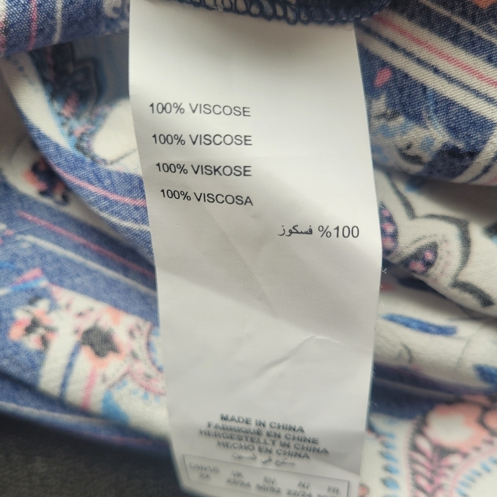 Additionelle Love & Legend Scarf Print Dress, BNWT, Size 2X - Picture 8 of 9